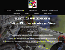 Tablet Screenshot of feuerwehr-schlierbach.de